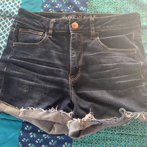 AE Hi-Rise Shortie Denim Jean Short